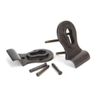 Aged Bronze 50mm Euro Door Pull (Back to Back fixings) | From The Anvil-Euro Pulls-Yester Home