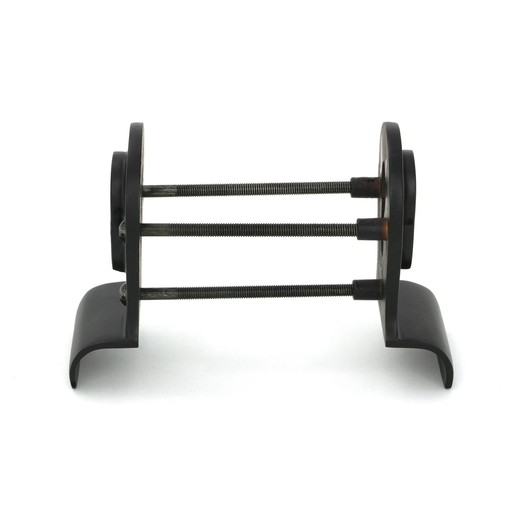 Aged Bronze 50mm Euro Door Pull (Back to Back fixings) | From The Anvil - Euro Pulls - From The Anvil - Yester Home