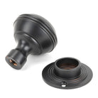 Aged Bronze 50mm Prestbury Mortice/Rim Knob Set | From The Anvil-Mortice Knobs-Yester Home