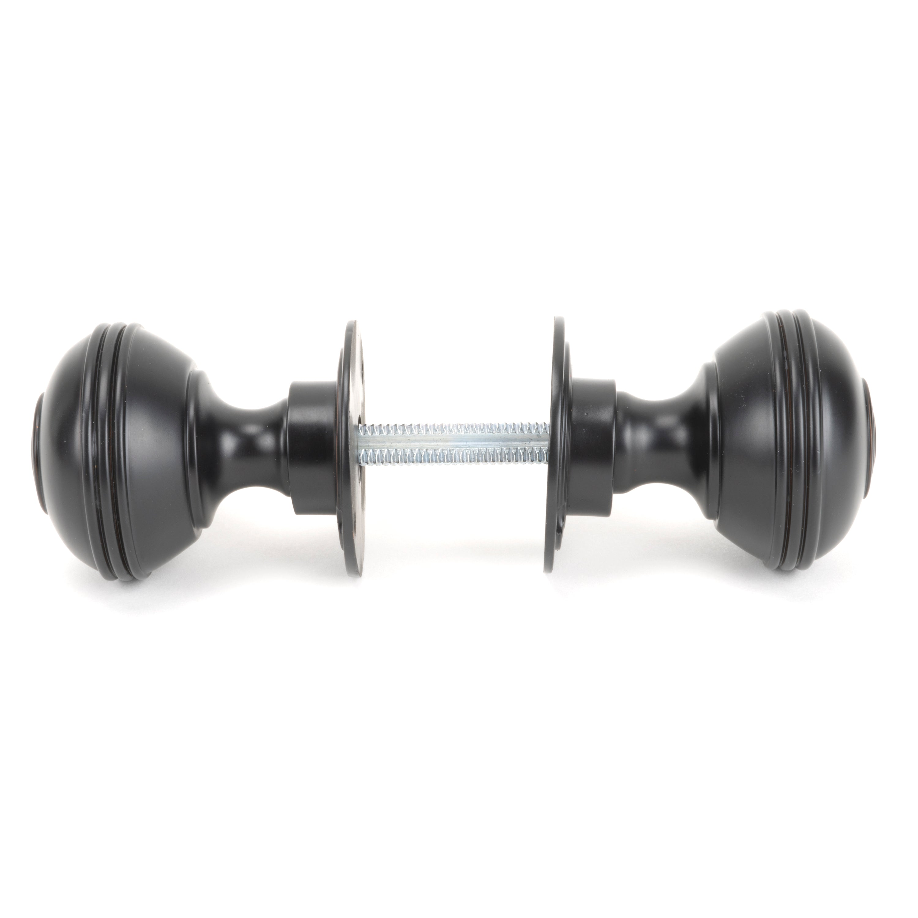 Aged Bronze 50mm Prestbury Mortice/Rim Knob Set | From The Anvil-Mortice Knobs-Yester Home
