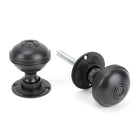 Aged Bronze 50mm Prestbury Mortice/Rim Knob Set | From The Anvil-Mortice Knobs-Yester Home