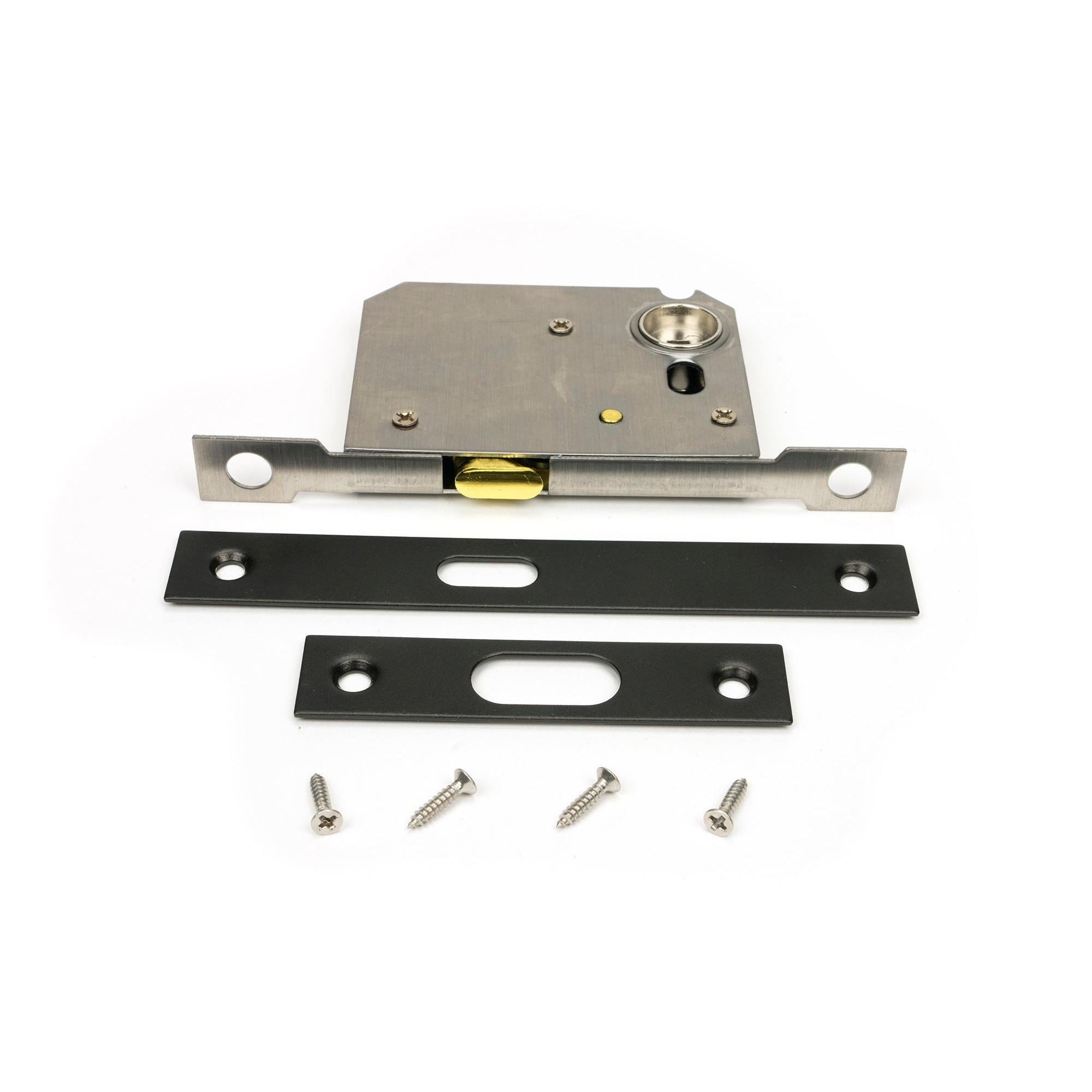 Aged Bronze 50mm Sliding Door Lock | From The Anvil - Sliding Door Locks - From The Anvil - Yester Home