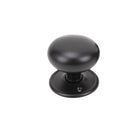 Aged Bronze 57mm Mushroom Mortice/Rim Knob Set | From The Anvil - Mortice Knobs - From The Anvil - Yester Home