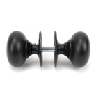 Aged Bronze 57mm Mushroom Mortice/Rim Knob Set | From The Anvil - Mortice Knobs - From The Anvil - Yester Home