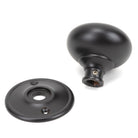 Aged Bronze 57mm Mushroom Mortice/Rim Knob Set | From The Anvil-Mortice Knobs-Yester Home