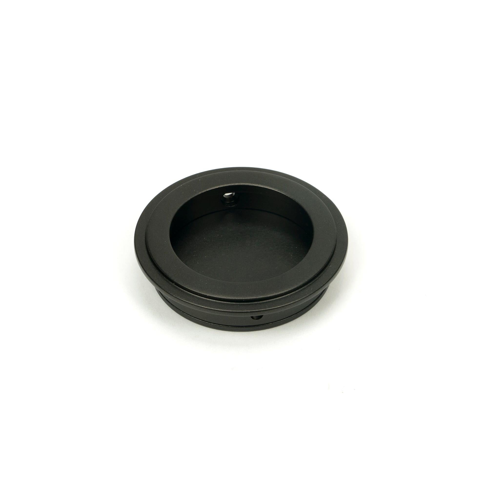 Aged Bronze 60mm Art Deco Round Pull | From The Anvil - Cabinet Pulls - From The Anvil - Yester Home