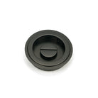 Aged Bronze 60mm Art Deco Round Pull - Privacy Set | From The Anvil - Cabinet Pulls - From The Anvil - Yester Home
