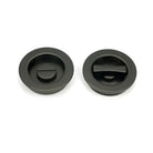Aged Bronze 60mm Plain Round Pull - Privacy Set | From The Anvil - Cabinet Pulls - From The Anvil - Yester Home