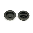 Aged Bronze 60mm Plain Round Pull - Privacy Set | From The Anvil-Cabinet Pulls-Yester Home