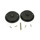 Aged Bronze 75mm Plain Round Pull - Privacy Set | From The Anvil-Cabinet Pulls-Yester Home