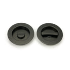 Aged Bronze 75mm Plain Round Pull - Privacy Set | From The Anvil - Cabinet Pulls - From The Anvil - Yester Home
