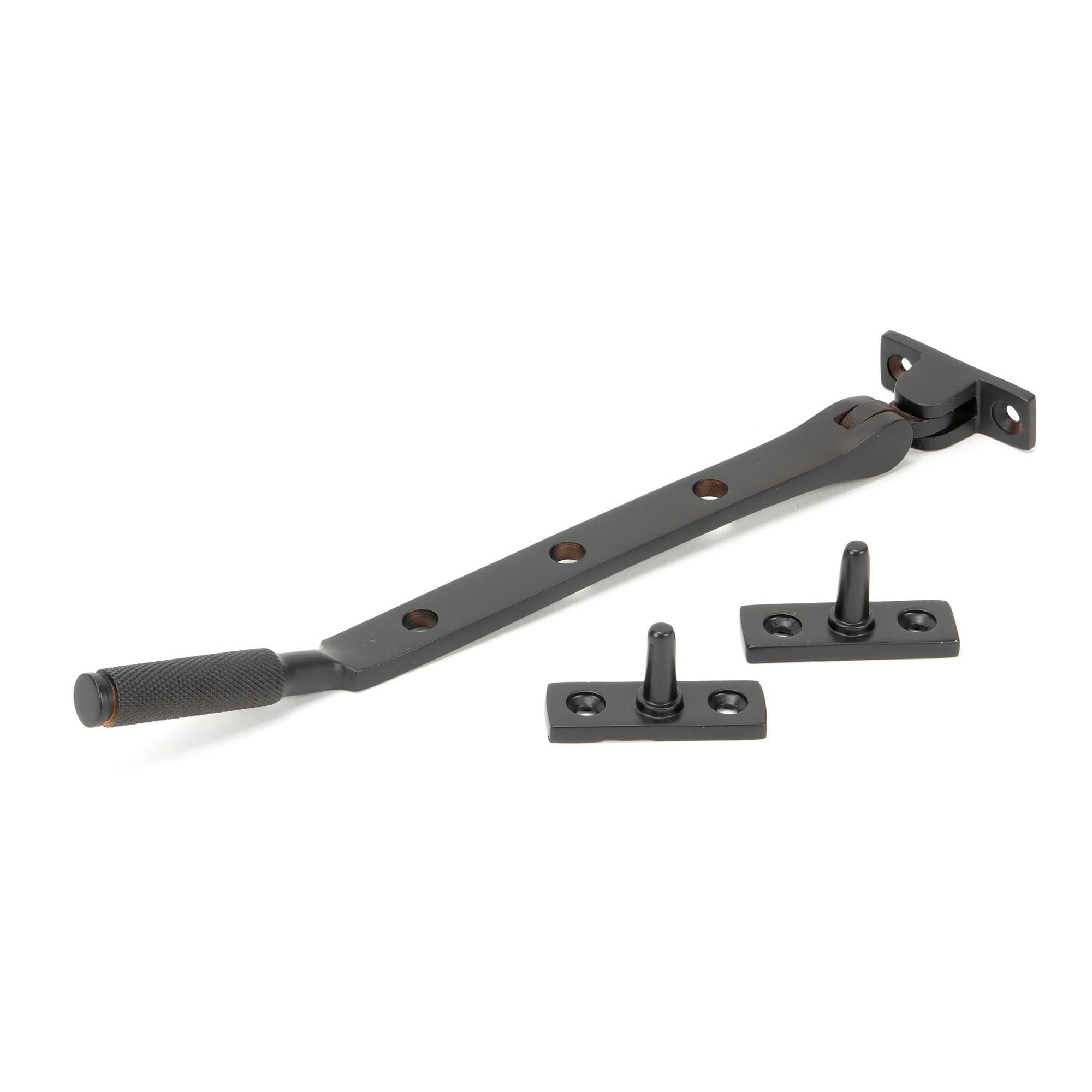 Aged Bronze 8" Brompton Stay | From The Anvil - Stays - From The Anvil - Yester Home