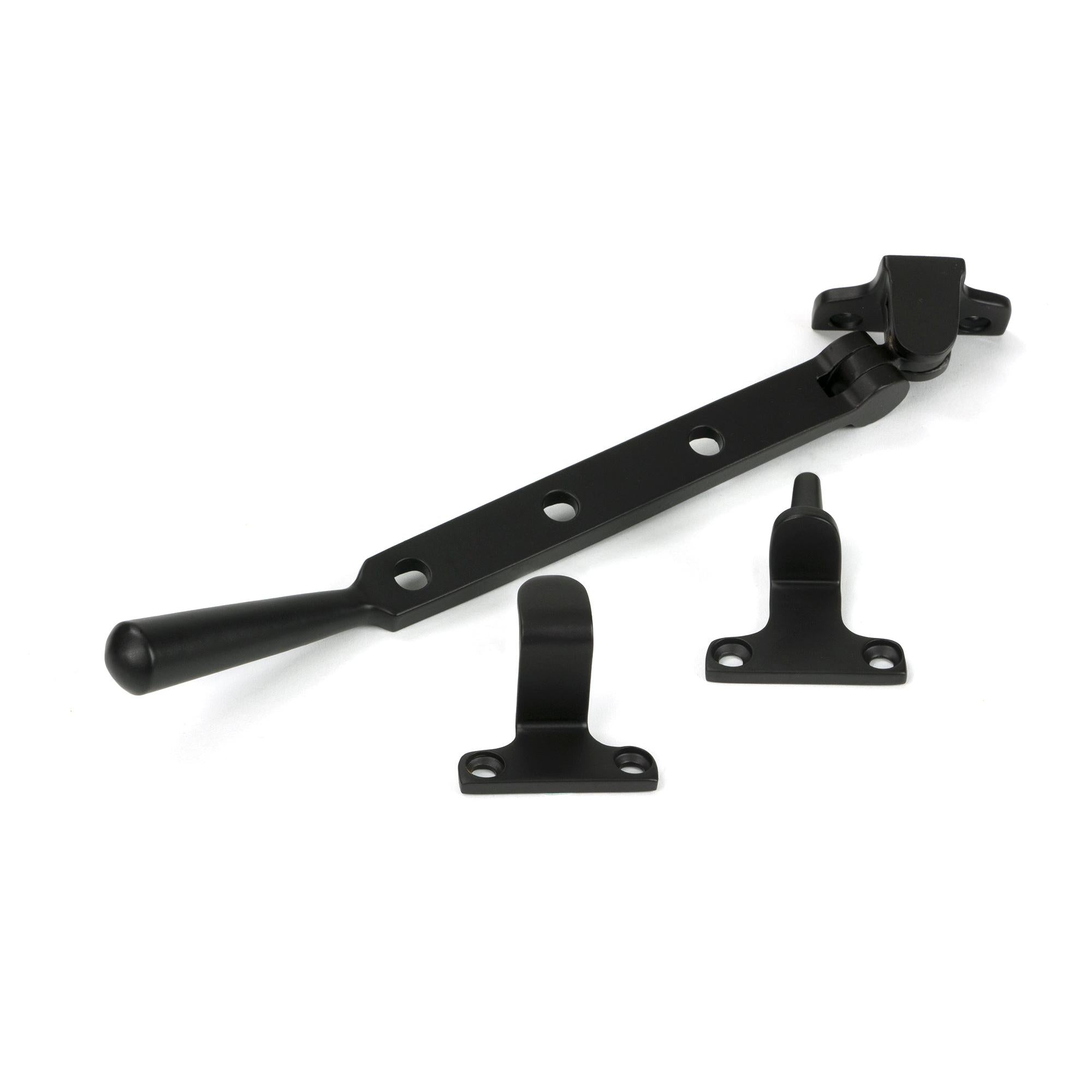 Aged Bronze 8" Newbury Stay (Steel Window) - Stays - From The Anvil - Yester Home