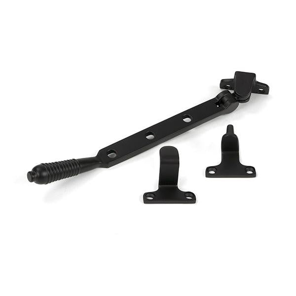 Aged Bronze 8" Reeded Stay (Steel Window) - Stays - From The Anvil - Yester Home