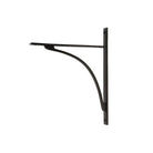 Aged Bronze Apperley Shelf Bracket (314mm x 250mm) | From The Anvil-Shelf Brackets-Yester Home