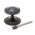 Aged Bronze Art Deco Centre Door Knob | From The Anvil - Centre Door Knobs - From The Anvil - Yester Home