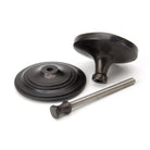 Aged Bronze Art Deco Centre Door Knob | From The Anvil - Centre Door Knobs - From The Anvil - Yester Home