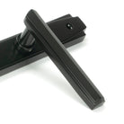 Aged Bronze Art Deco Slimline Lever Espag. Lock Set | From The Anvil - Espagnolette - From The Anvil - Yester Home