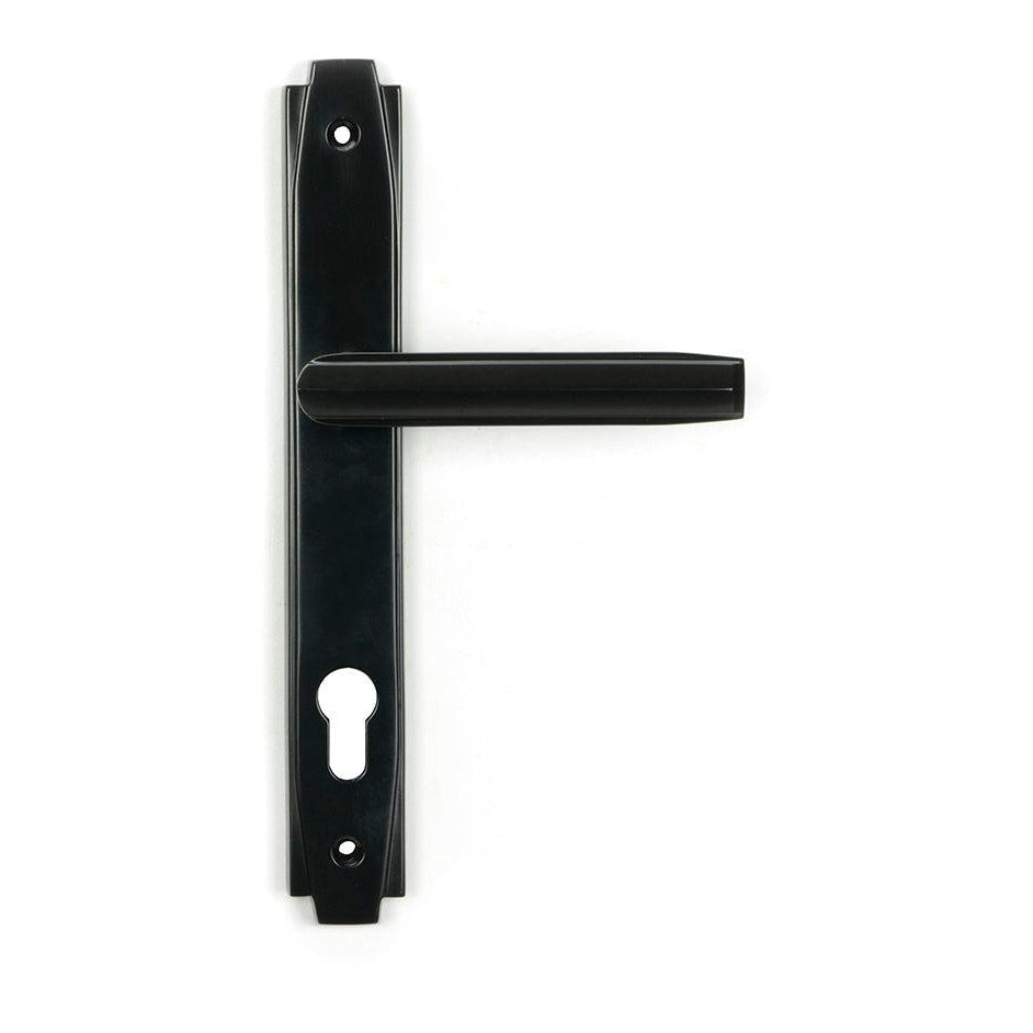 Aged Bronze Art Deco Slimline Lever Espag. Lock Set | From The Anvil-Espagnolette-Yester Home