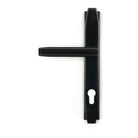 Aged Bronze Art Deco Slimline Lever Espag. Lock Set | From The Anvil-Espagnolette-Yester Home