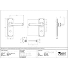 Aged Bronze Avon Lever Bathroom Set | From The Anvil - Lever Bathroom - From The Anvil - Yester Home