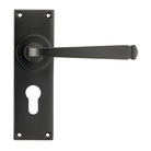 Aged Bronze Avon Lever Euro Lock Set | From The Anvil - Lever Euro - From The Anvil - Yester Home