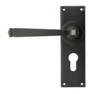 Aged Bronze Avon Lever Euro Lock Set | From The Anvil-Lever Euro-Yester Home