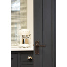 Aged Bronze Avon Lever Latch Set | From The Anvil-Lever Latch-Yester Home