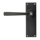Aged Bronze Avon Lever Latch Set | From The Anvil-Lever Latch-Yester Home