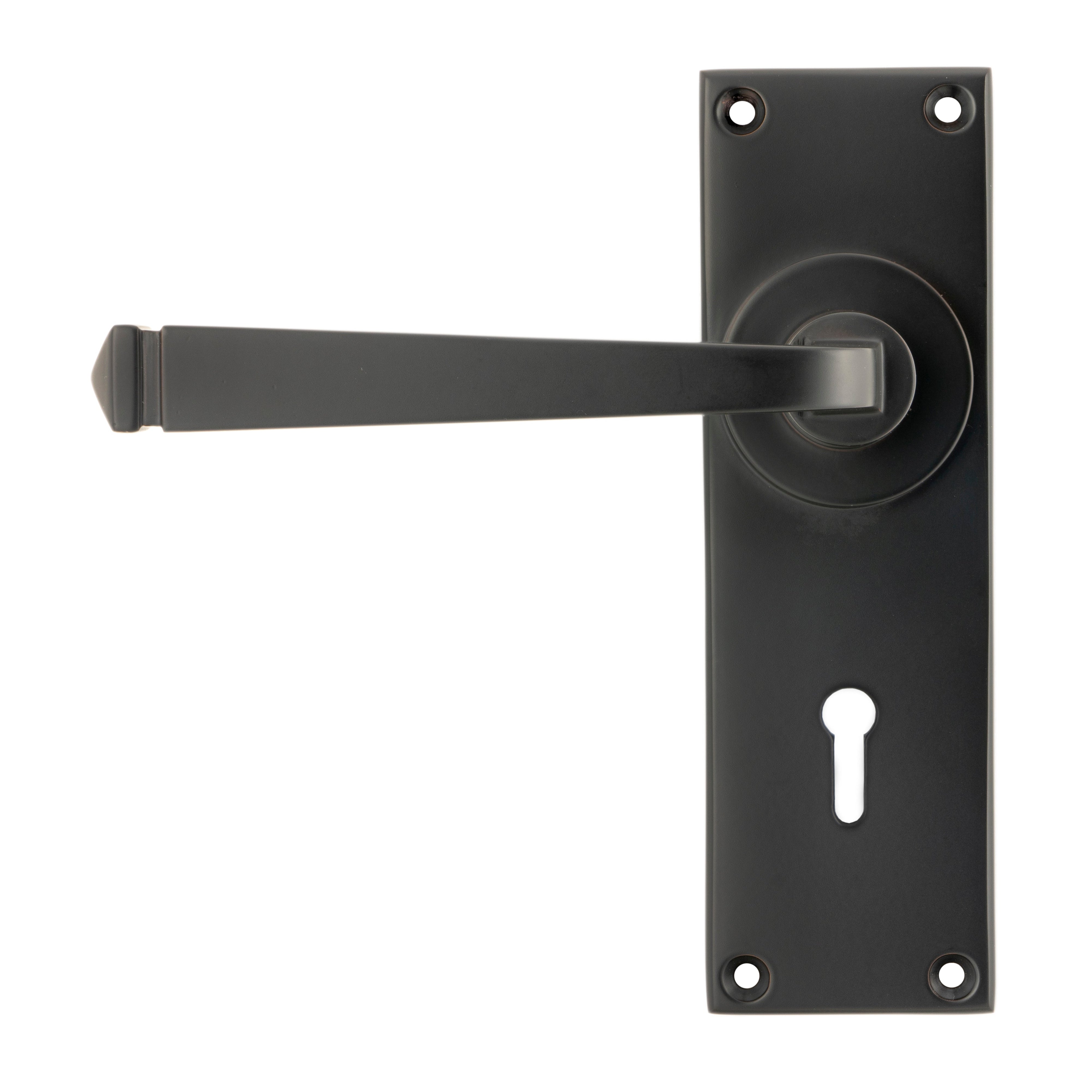 Aged Bronze Avon Lever Lock Set | From The Anvil-Lever Lock-Yester Home