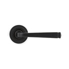 Aged Bronze Avon Round Lever on Rose Set (Art Deco) - Unsprung | From The Anvil-Concealed-Yester Home