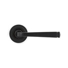 Aged Bronze Avon Round Lever on Rose Set (Art Deco) - Unsprung | From The Anvil - Concealed - From The Anvil - Yester Home