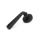 Aged Bronze Avon Round Lever on Rose Set (Art Deco) - Unsprung | From The Anvil-Concealed-Yester Home