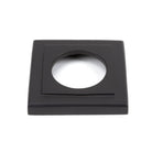 Aged Bronze Avon Round Lever on Rose Set (Square) | From The Anvil-Concealed-Yester Home