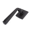 Aged Bronze Avon Round Lever on Rose Set (Square) | From The Anvil - Concealed - From The Anvil - Yester Home
