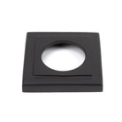 Aged Bronze Avon Round Lever on Rose Set (Square) - Unsprung | From The Anvil - Concealed - From The Anvil - Yester Home