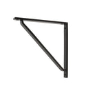 Aged Bronze Barton Shelf Bracket (200mm x 200mm) | From The Anvil-Shelf Brackets-Yester Home