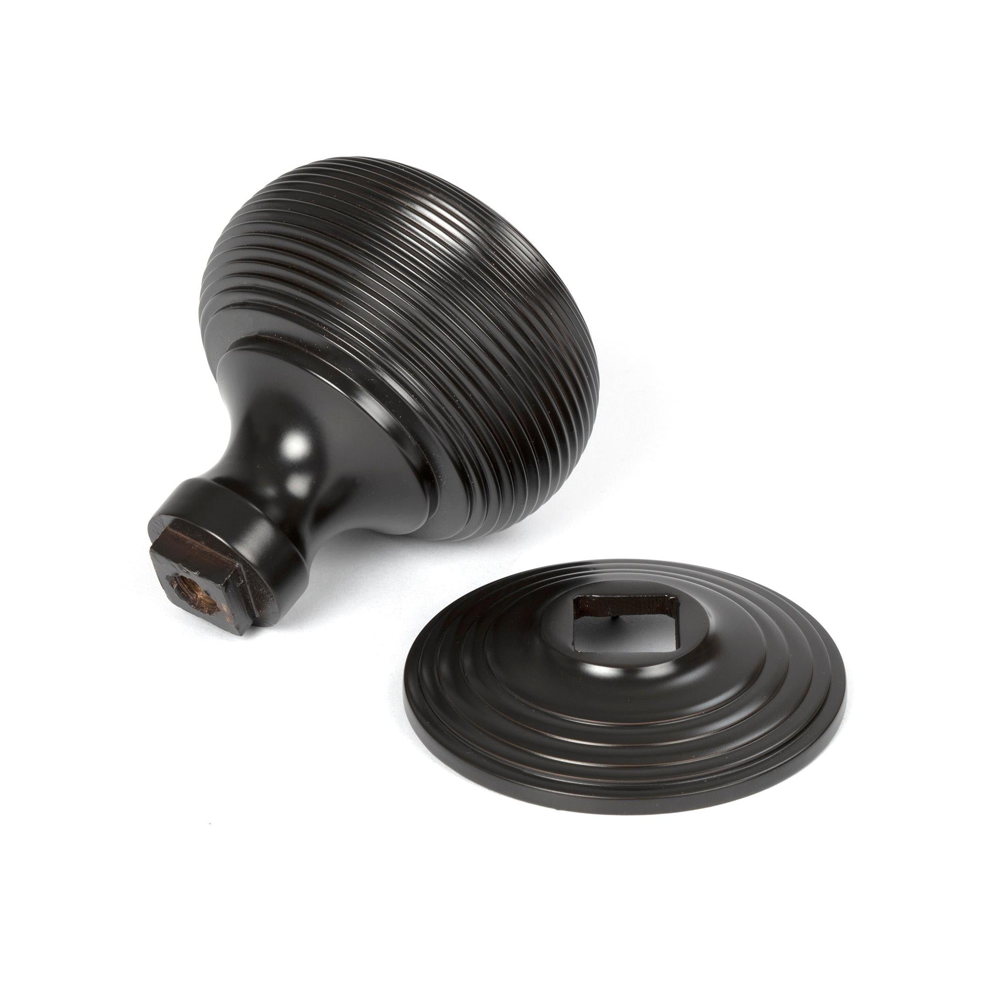 Aged Bronze Beehive Centre Door Knob | From The Anvil - Centre Door Knobs - From The Anvil - Yester Home