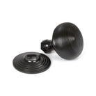 Aged Bronze Beehive Centre Door Knob | From The Anvil-Centre Door Knobs-Yester Home