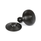 Aged Bronze Beehive Centre Door Knob | From The Anvil-Centre Door Knobs-Yester Home