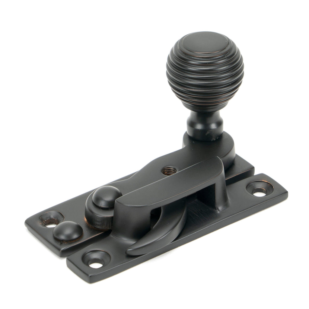 Aged Bronze Beehive Sash Hook Fastener | From The Anvil-Sash Hook Fasteners-Yester Home