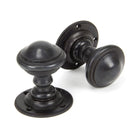 Aged Bronze Brockworth Mortice Knob Set | From The Anvil - Mortice Knobs - From The Anvil - Yester Home