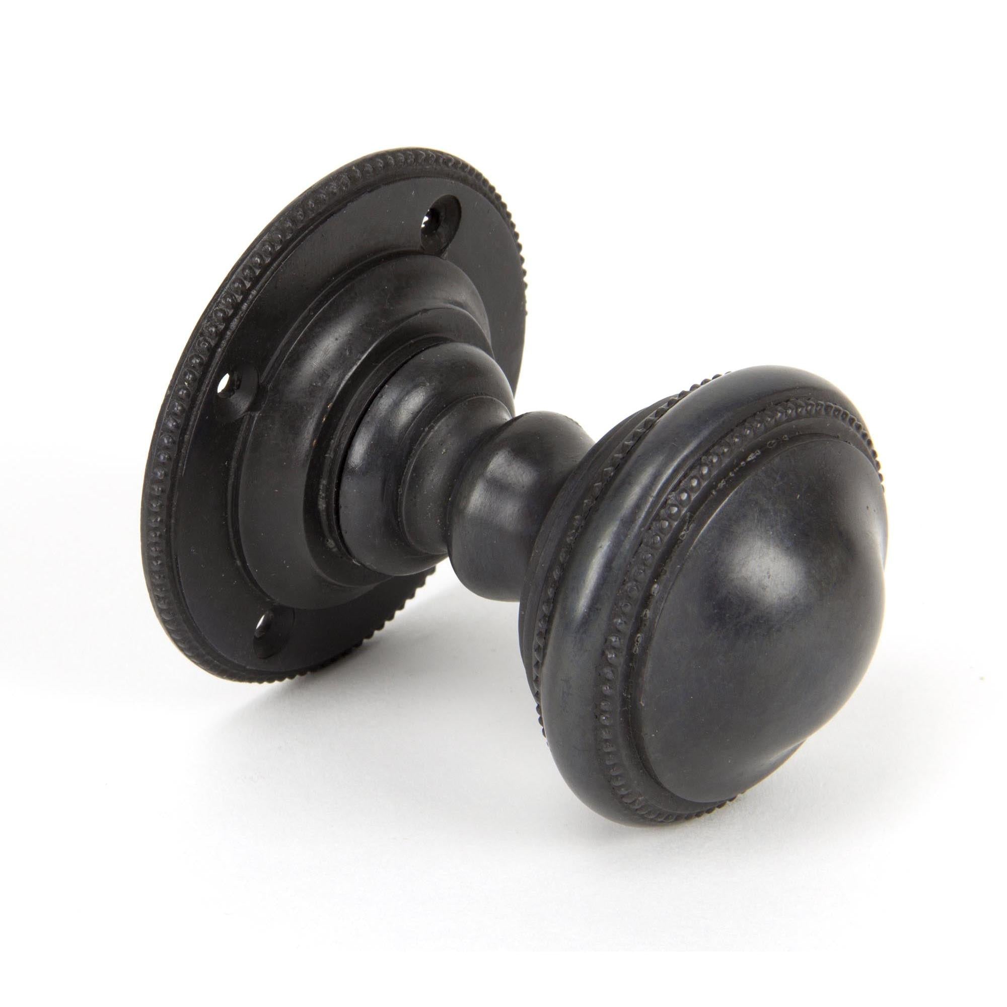 Aged Bronze Brockworth Mortice Knob Set | From The Anvil - Mortice Knobs - From The Anvil - Yester Home