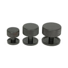 Aged Bronze Brompton Cabinet Knob - 25mm (Plain) | From The Anvil-Cabinet Knobs-Yester Home