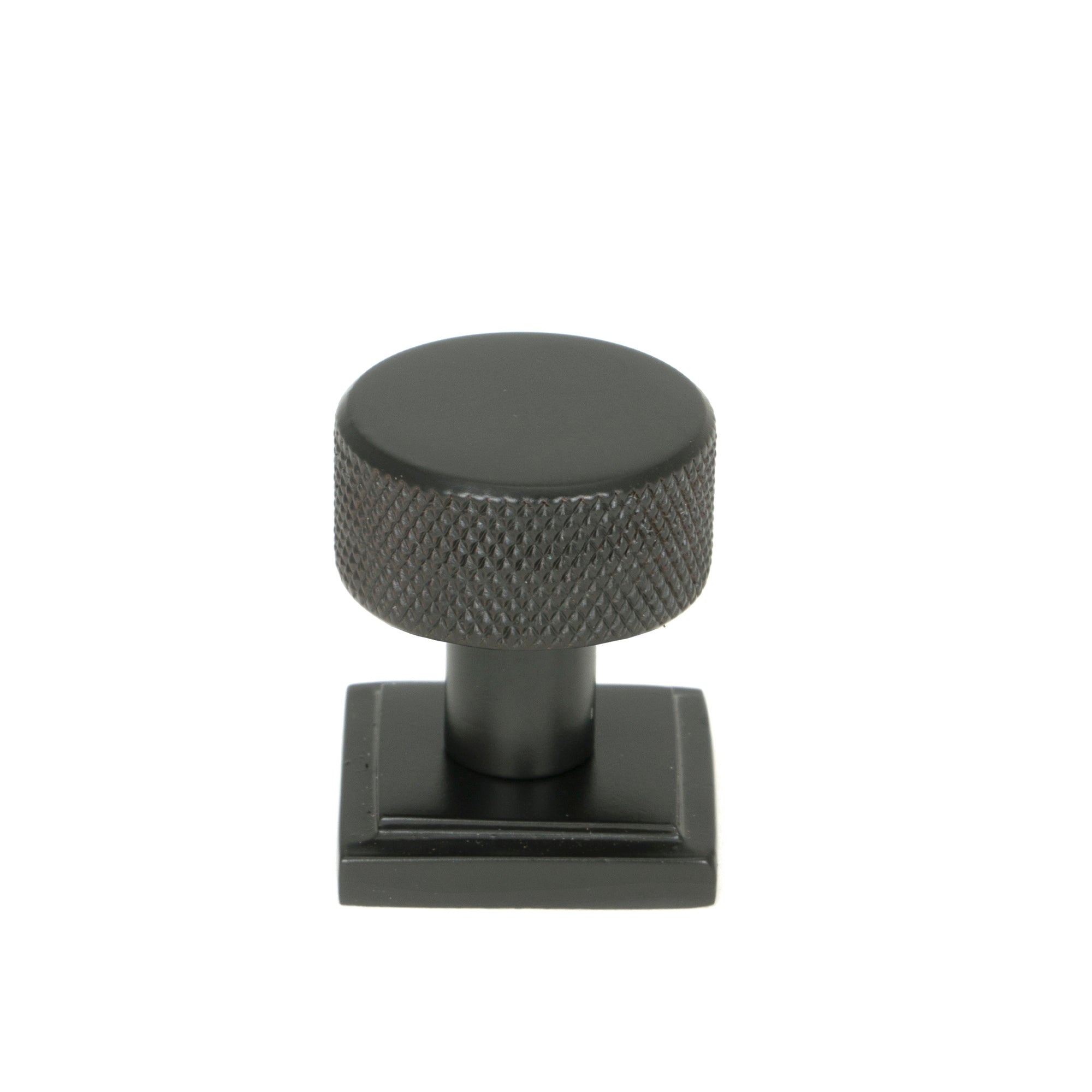 Aged Bronze Brompton Cabinet Knob - 25mm (Square) | From The Anvil - Cabinet Knobs - From The Anvil - Yester Home