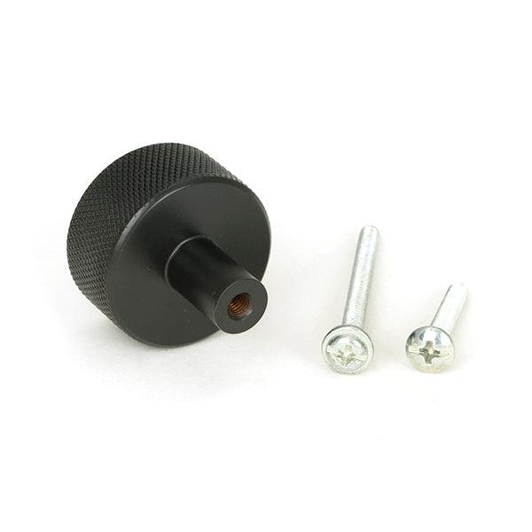 Aged Bronze Brompton Cabinet Knob - 32mm (No rose) | From The Anvil-Cabinet Knobs-Yester Home