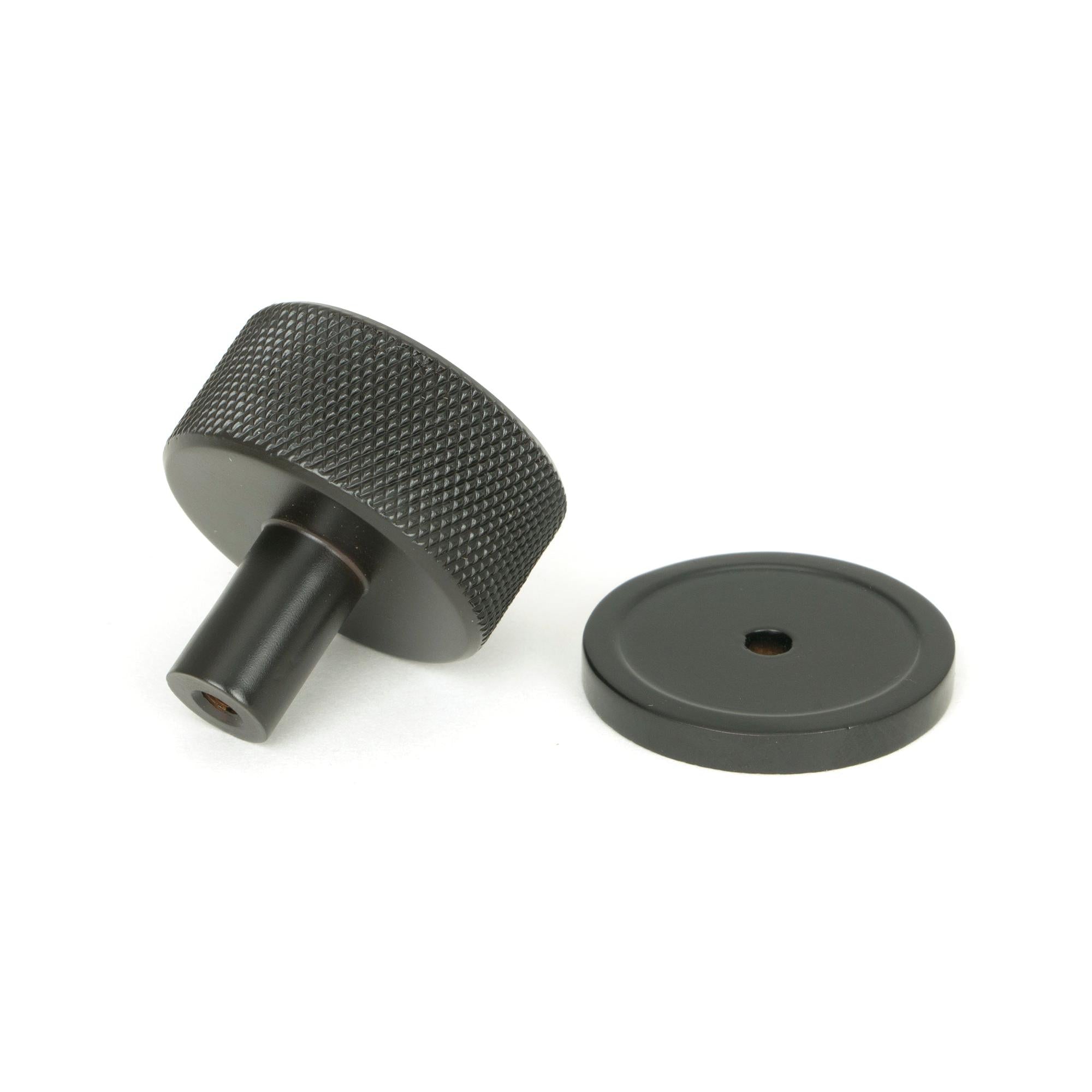 Aged Bronze Brompton Cabinet Knob - 32mm (Plain) | From The Anvil - Cabinet Knobs - From The Anvil - Yester Home