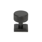 Aged Bronze Brompton Cabinet Knob - 32mm (Square) | From The Anvil-Cabinet Knobs-Yester Home