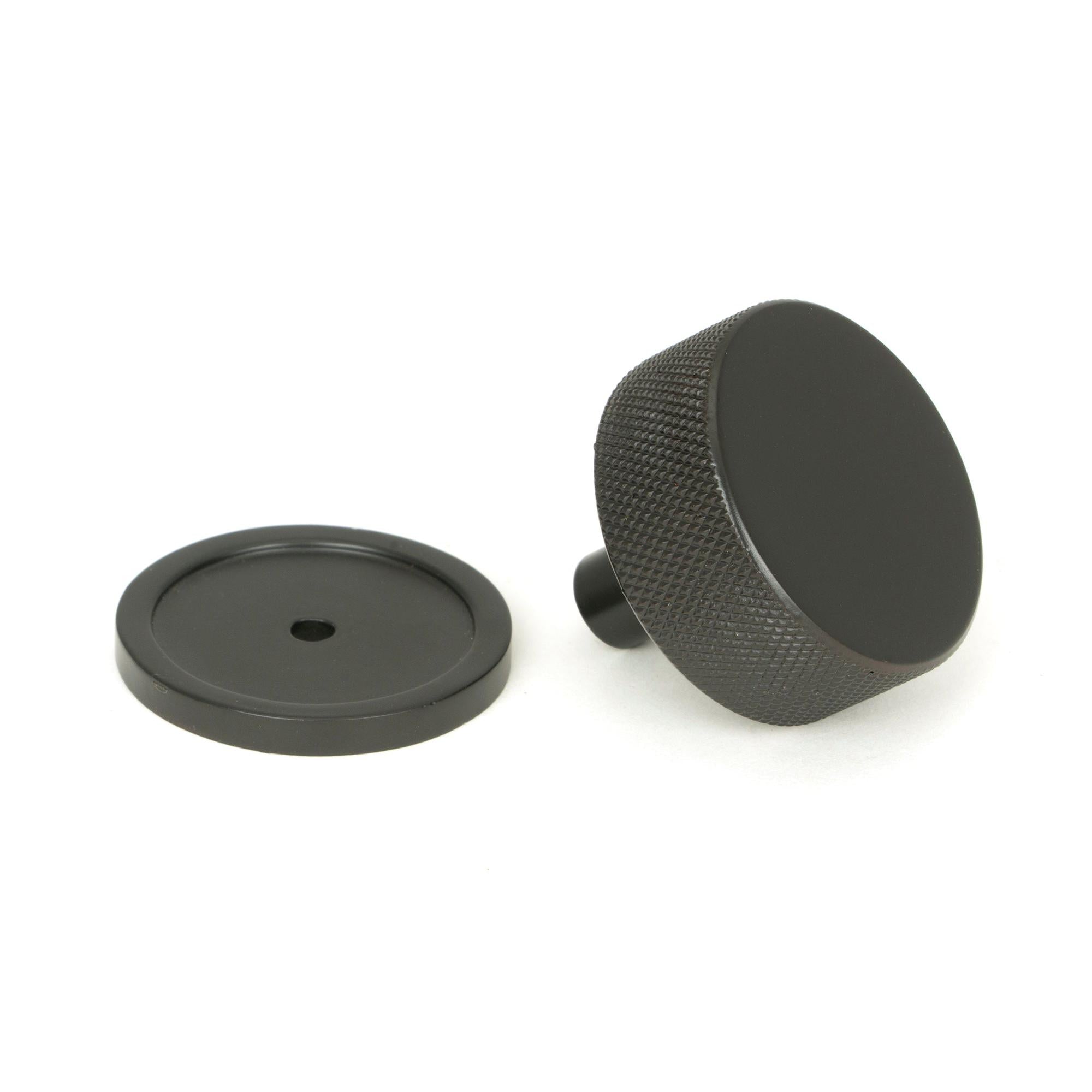 Aged Bronze Brompton Cabinet Knob - 38mm (Plain) | From The Anvil - Cabinet Knobs - From The Anvil - Yester Home