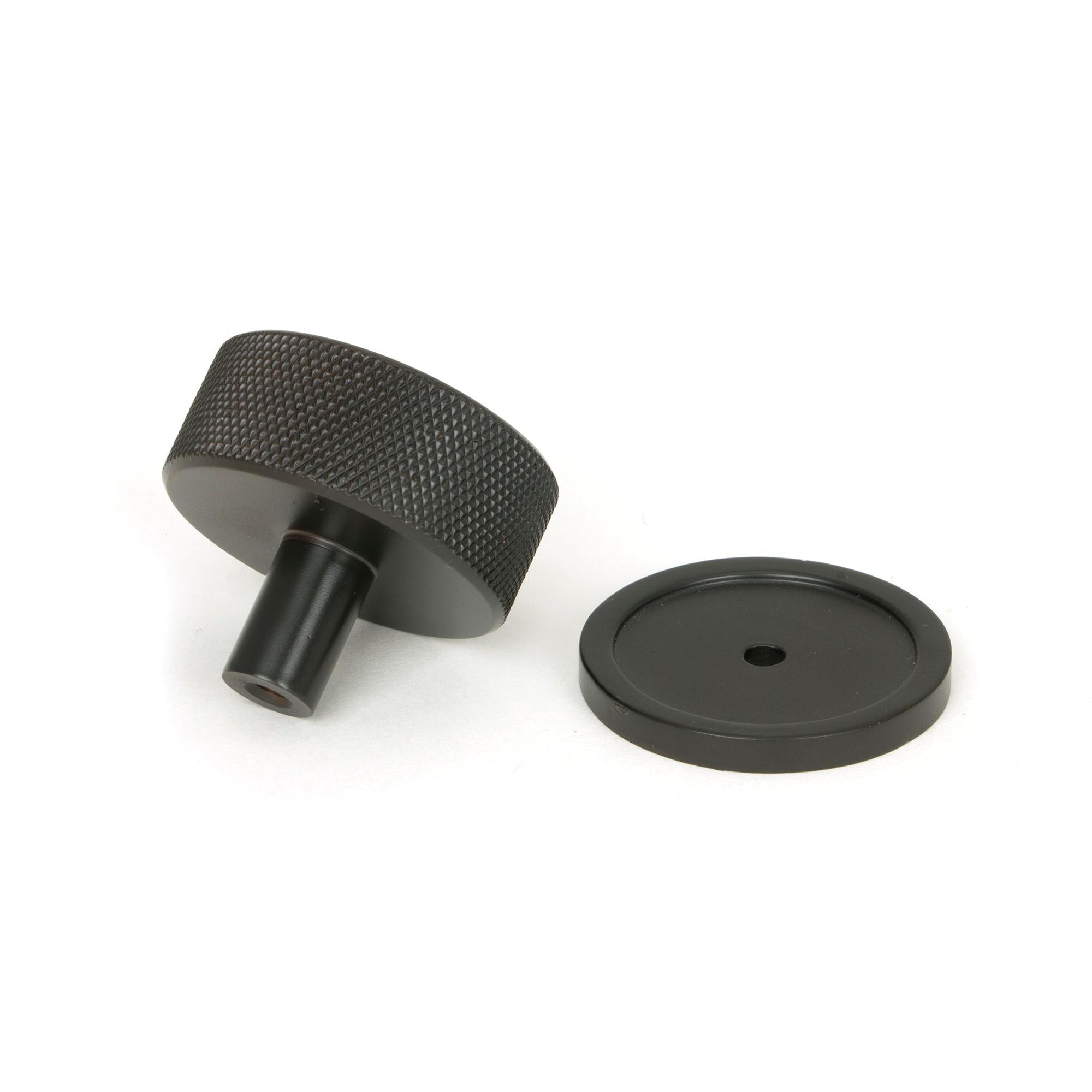 Aged Bronze Brompton Cabinet Knob - 38mm (Plain) | From The Anvil - Cabinet Knobs - From The Anvil - Yester Home